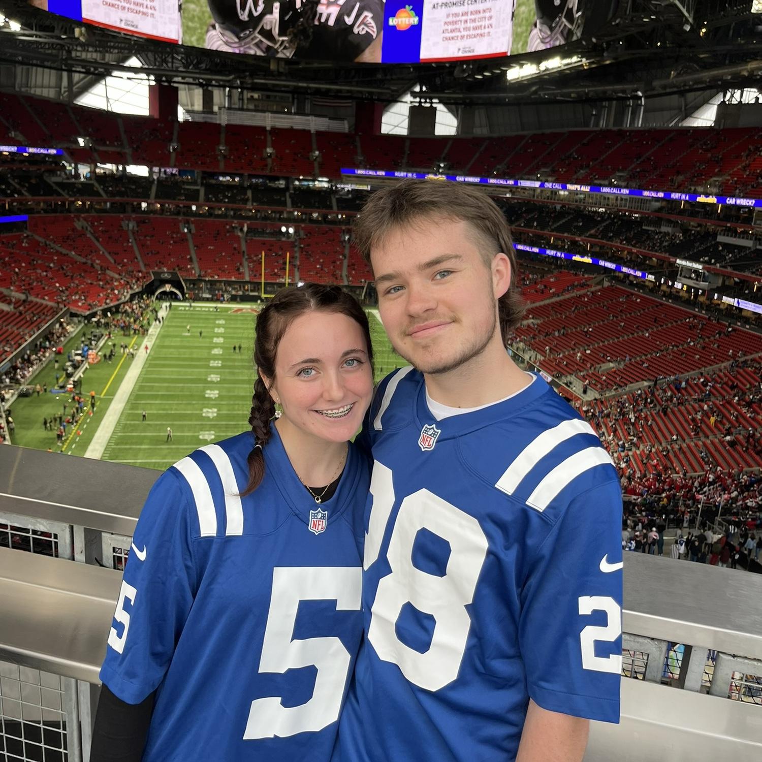 our first NFL game!