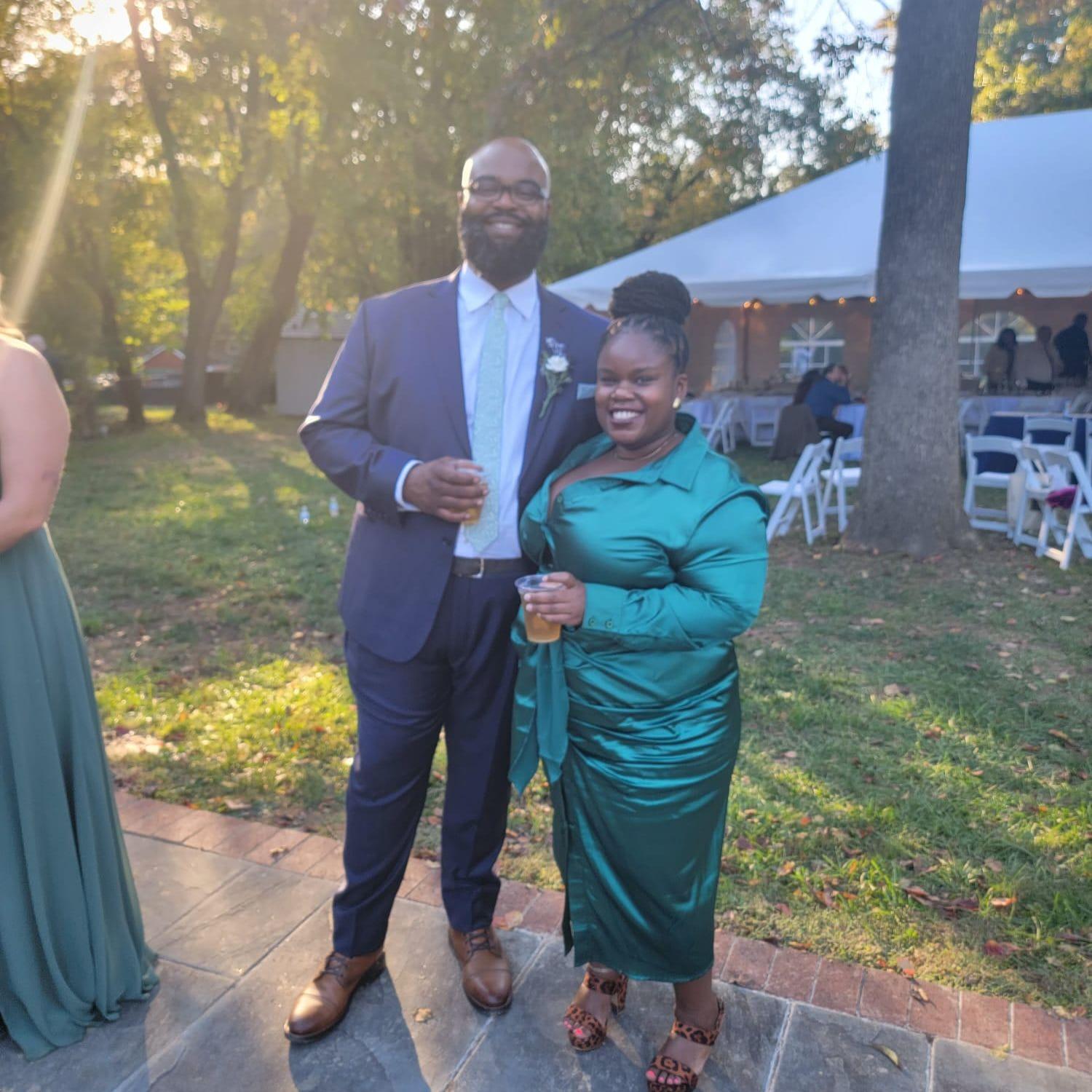 I was called the wedding crasher. LOL!