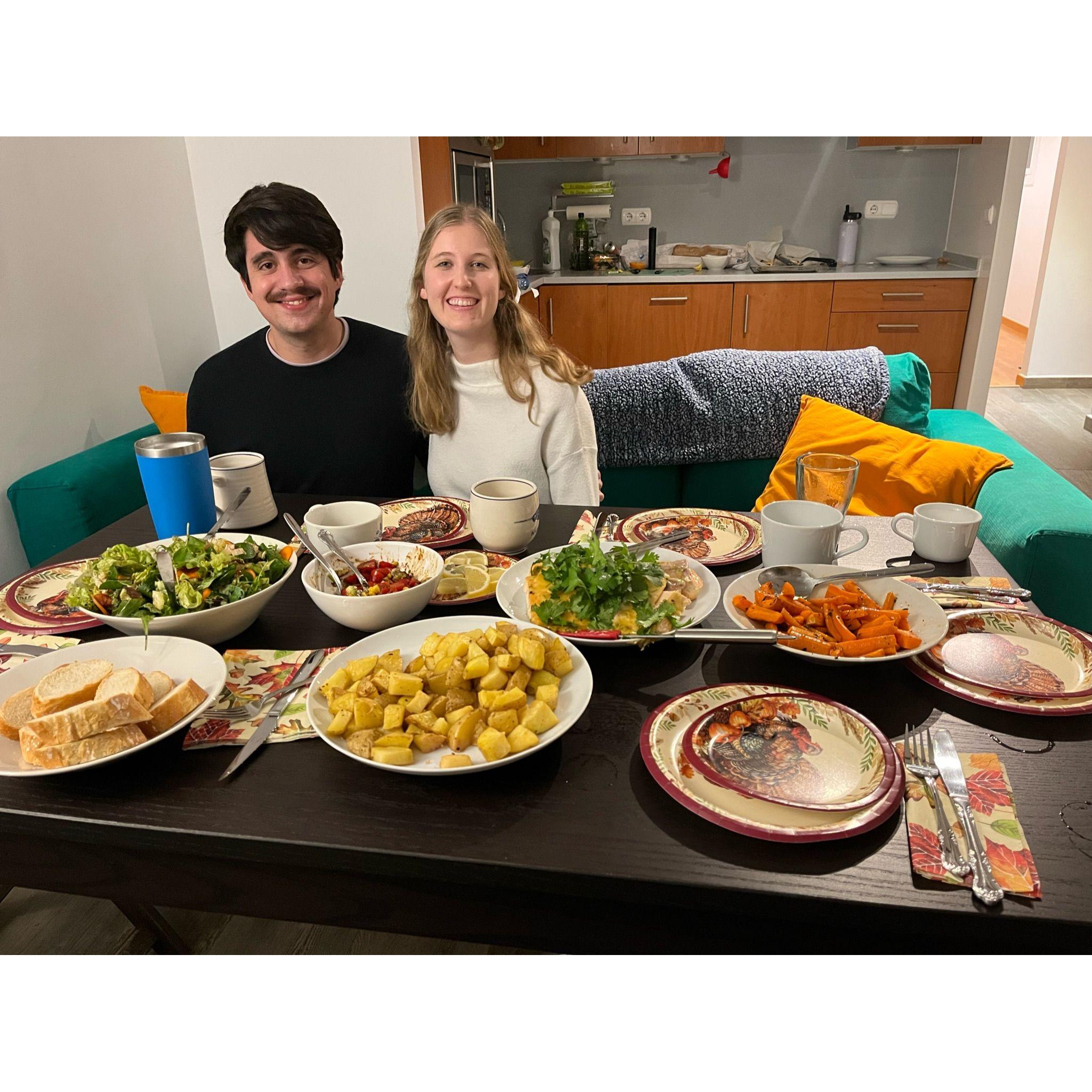Our first time hosting Thanksgiving!