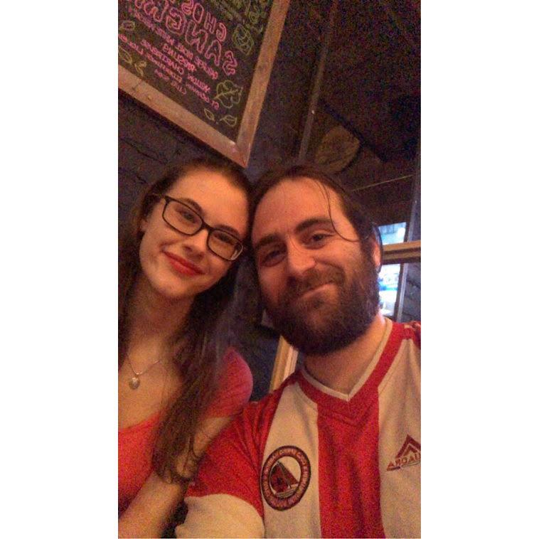 Brunch at our favorite bar, Station House, June 2021