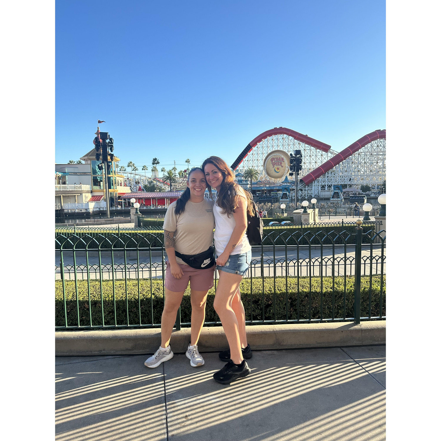 Disneyland with Alex's fanny pack.