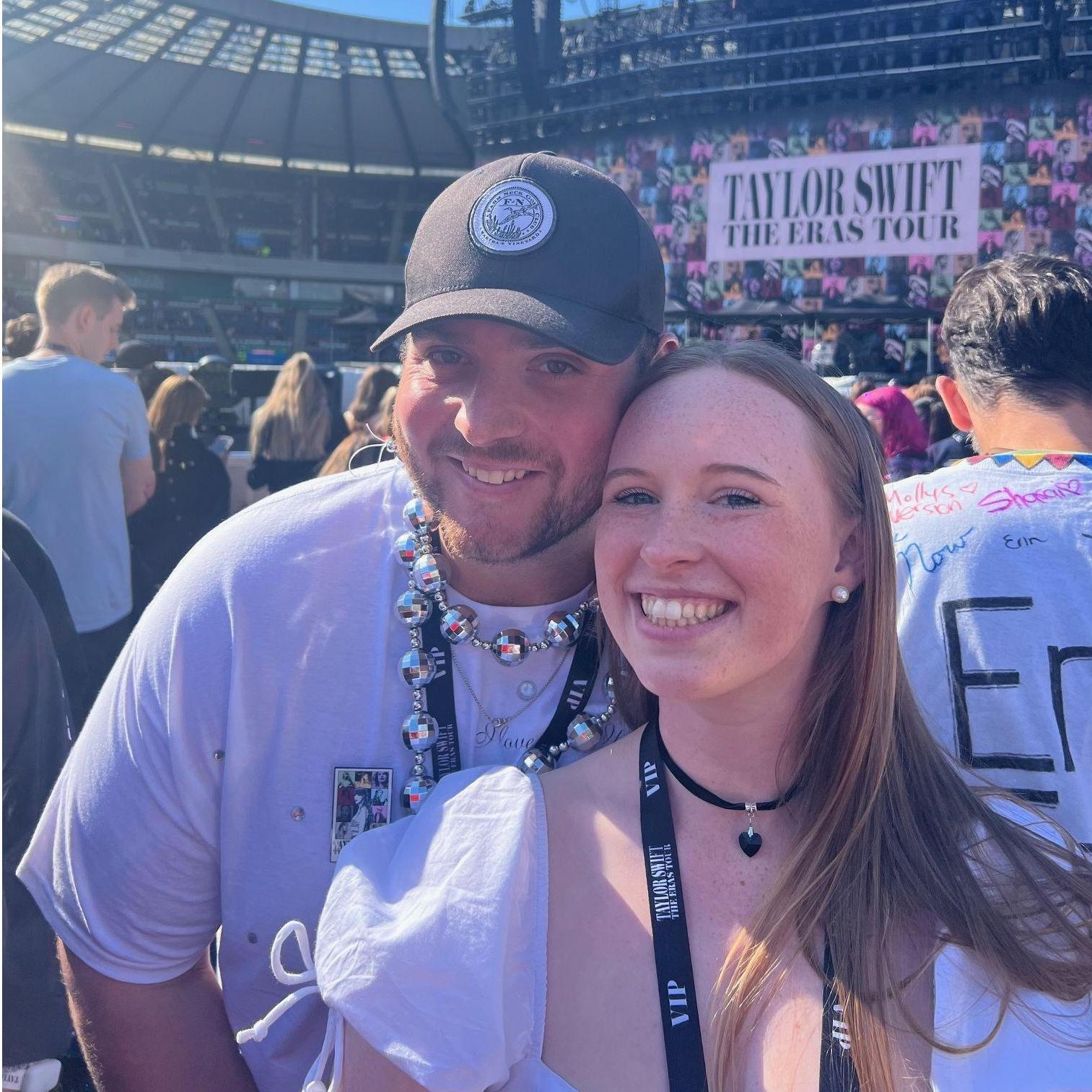 When we saw Taylor Swift in Scotland!