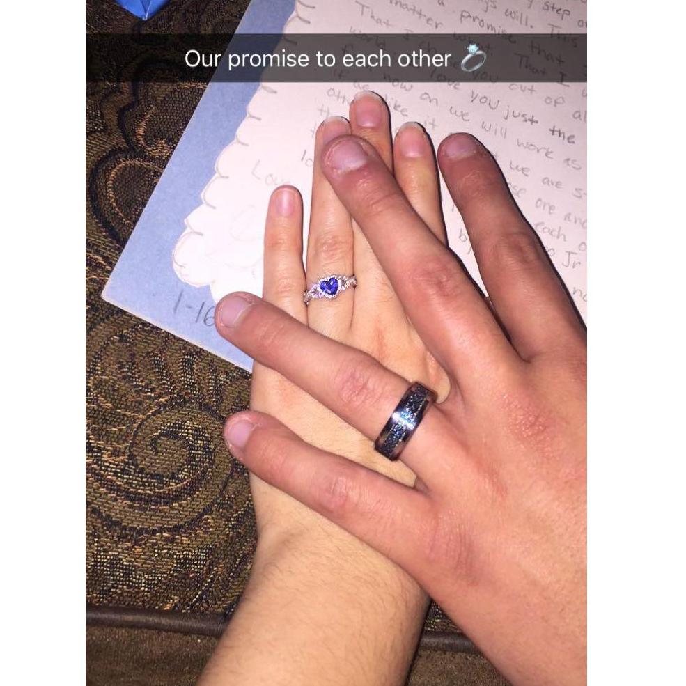Our promise rings Jan. 14, 2018