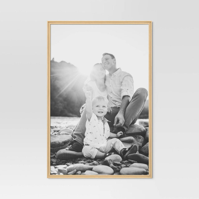 24"x36" Traditional Poster Picture Frame Natural - Room Essentials™