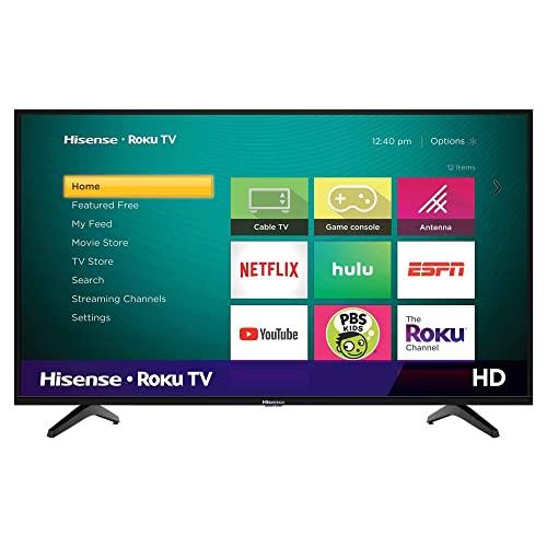 Hisense 32H4F 32-Inch LED Roku Smart TV with Alexa Compatibility (2020)