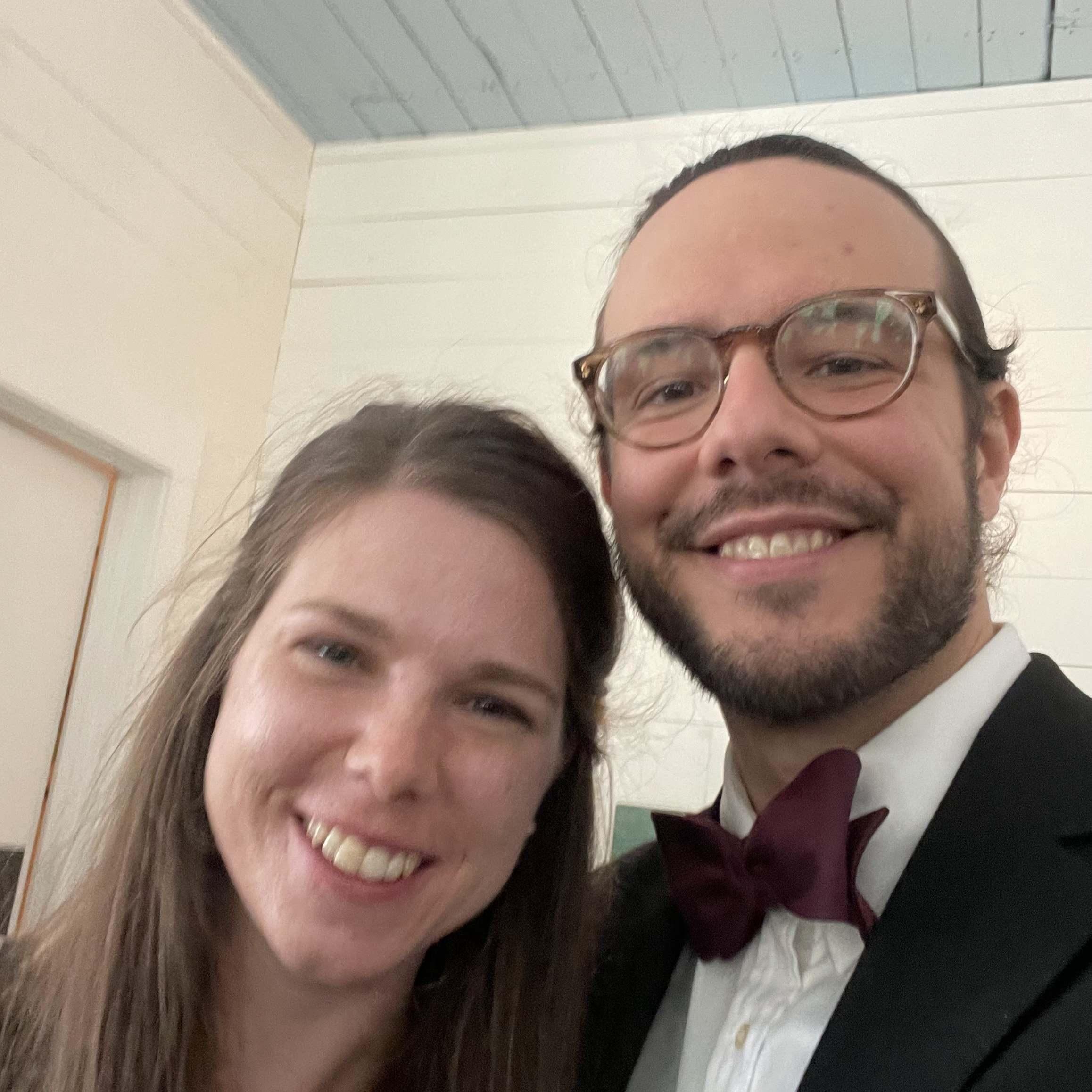 The first of many weddings together