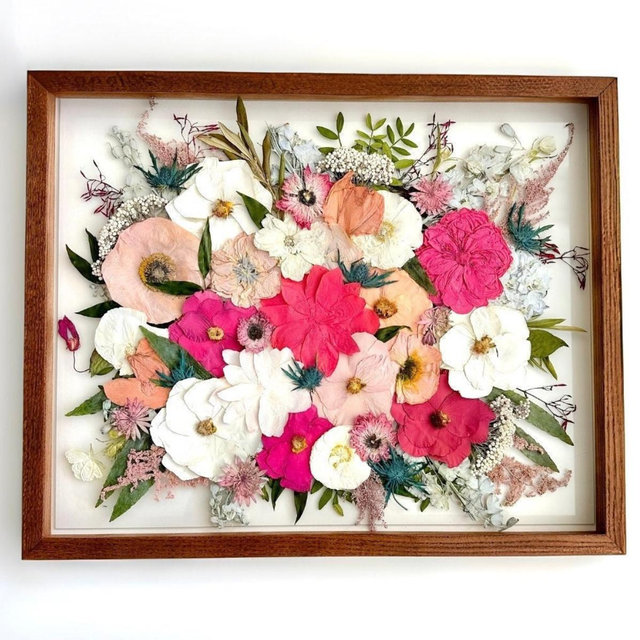 Pressed Wedding Bouquet
