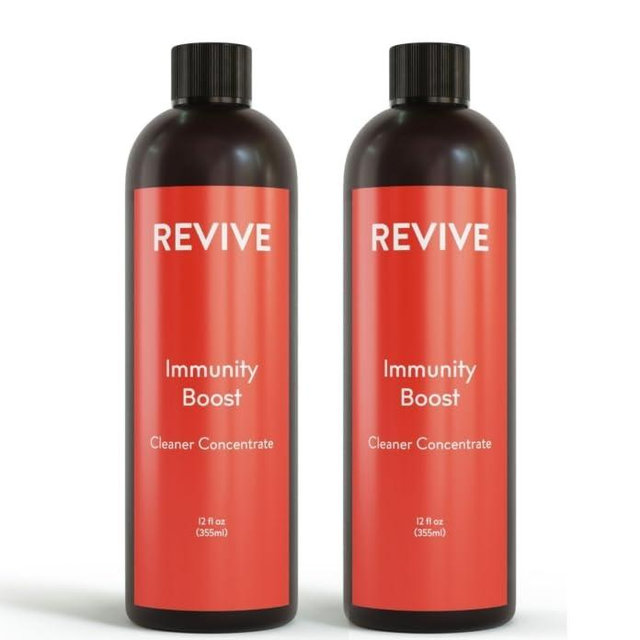 REVIVEEO Immunity Boost Cleaner Concentrate Multi-Purpose, All-Purpose, Concentrated, Mopping, Nontoxic, Plant Based 2 Pack