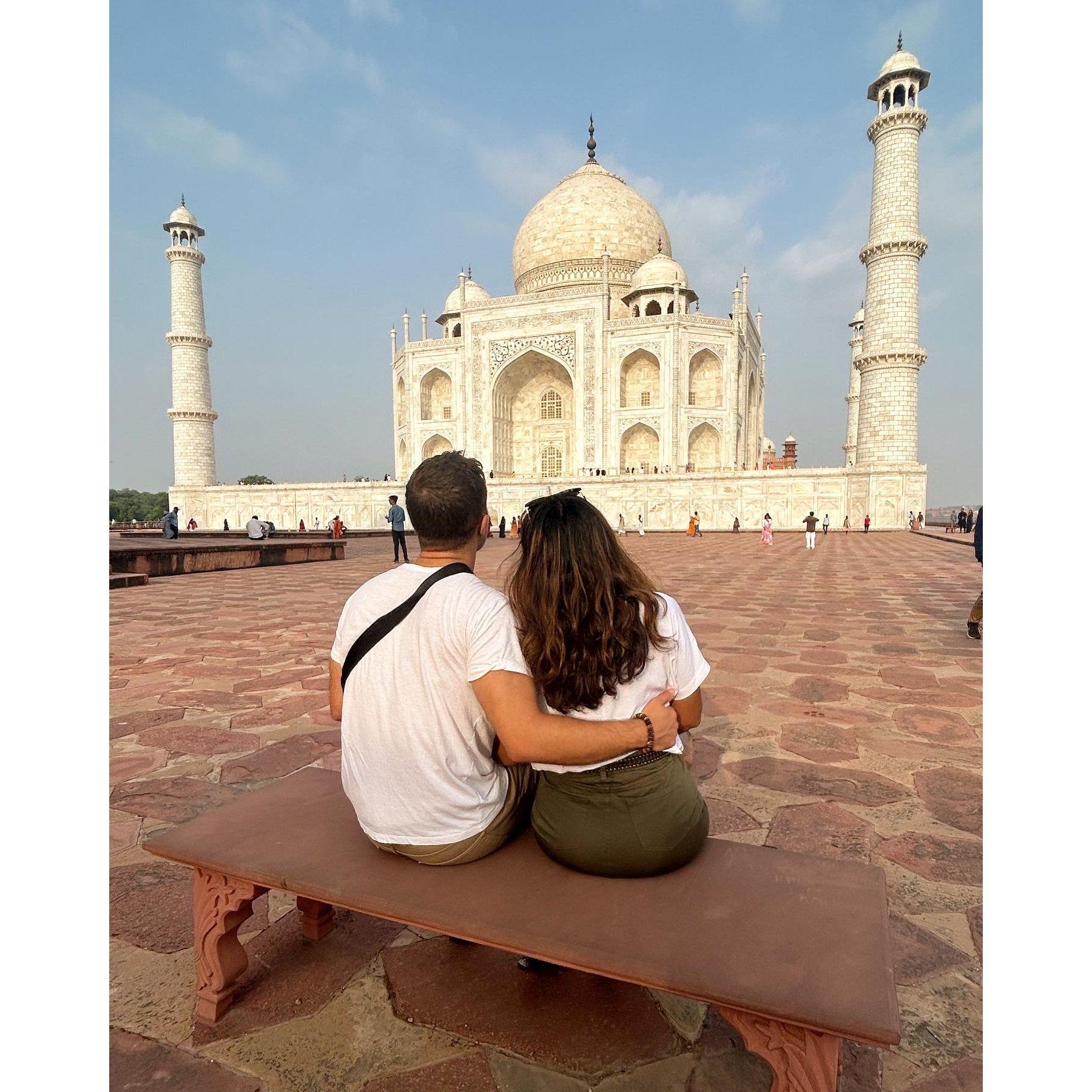 Visiting Dadiji in India and touring the Taj Mahal