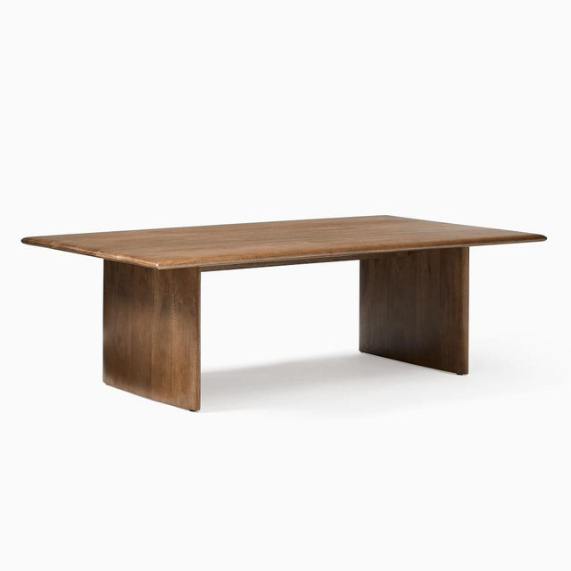 WE Anton Collection Dark Walnut XL Coffee Table