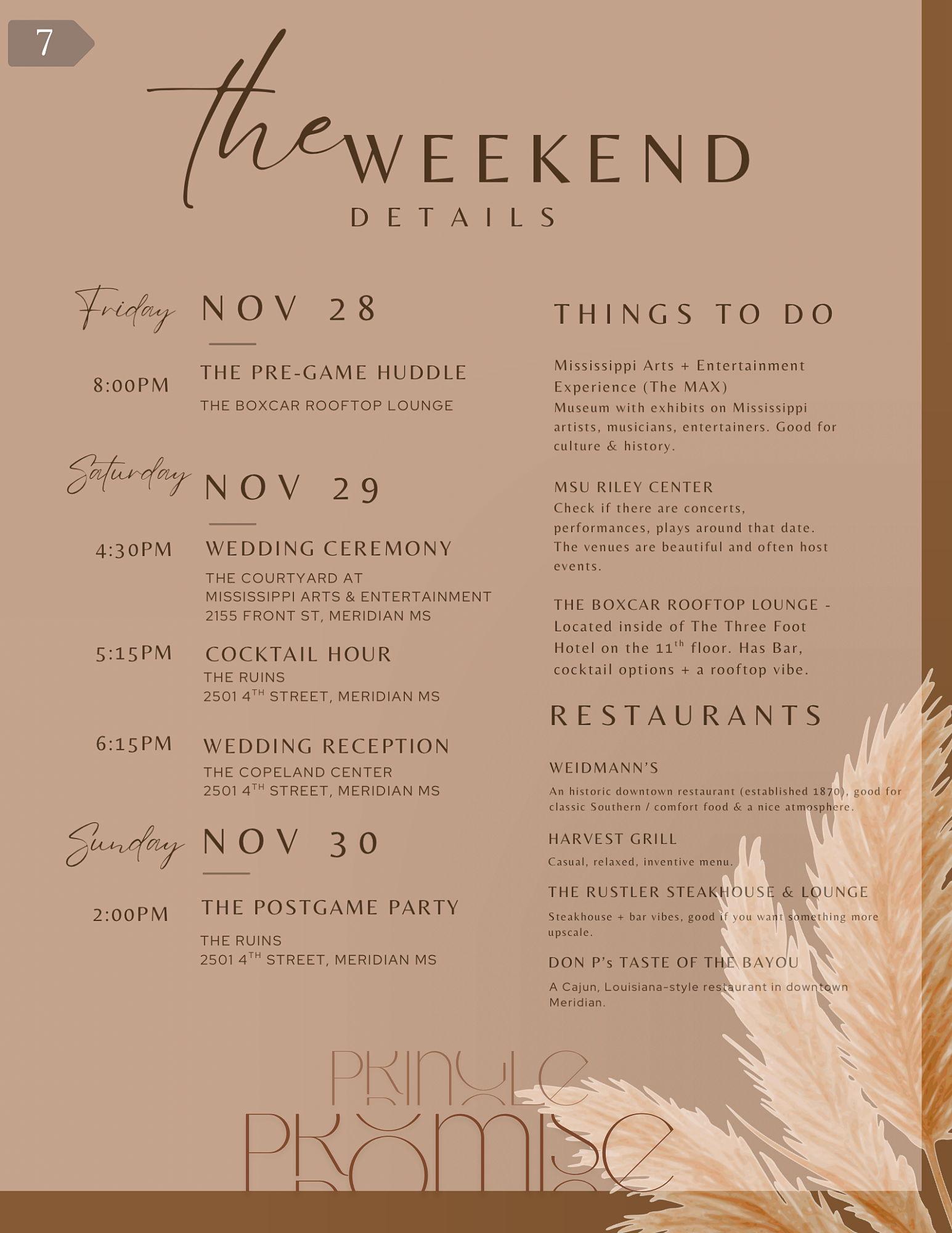 The Wedding Website of Ayanna Williams and Tia’Wana Pringle