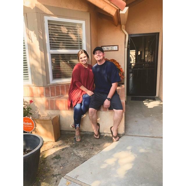 We bought out first house.