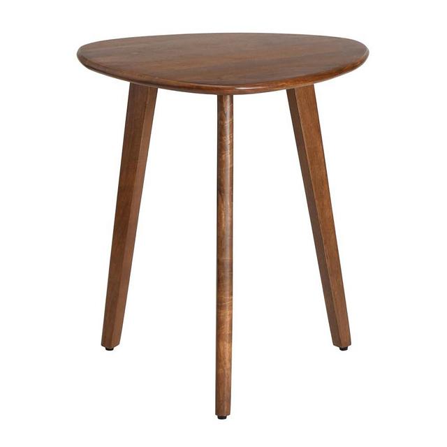 MH London Side Table - Wandsworth Wooden End Table - Exclusively Designed Hand Crafted Small Tables - Contemporary Triangle Small Table for Living Room, Bedroom Bedside Table and Office