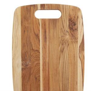 Teakhaus Large Edge Grain Wood Reversible Cutting Board - World Market