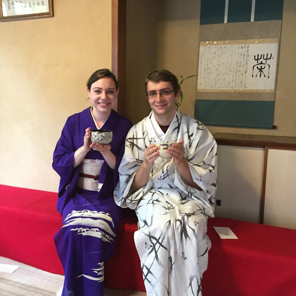 Private tea ceremony, Kyoto, Japan