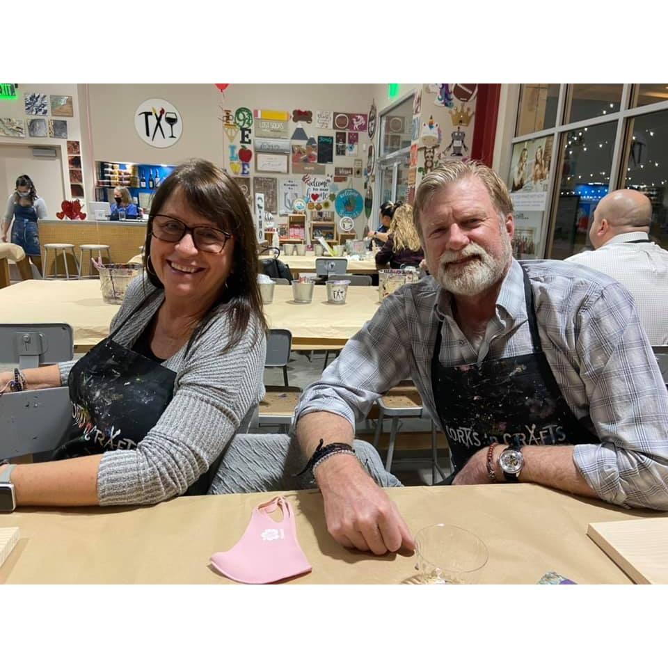 Cork n Craft Art Class for Valentines Weekend