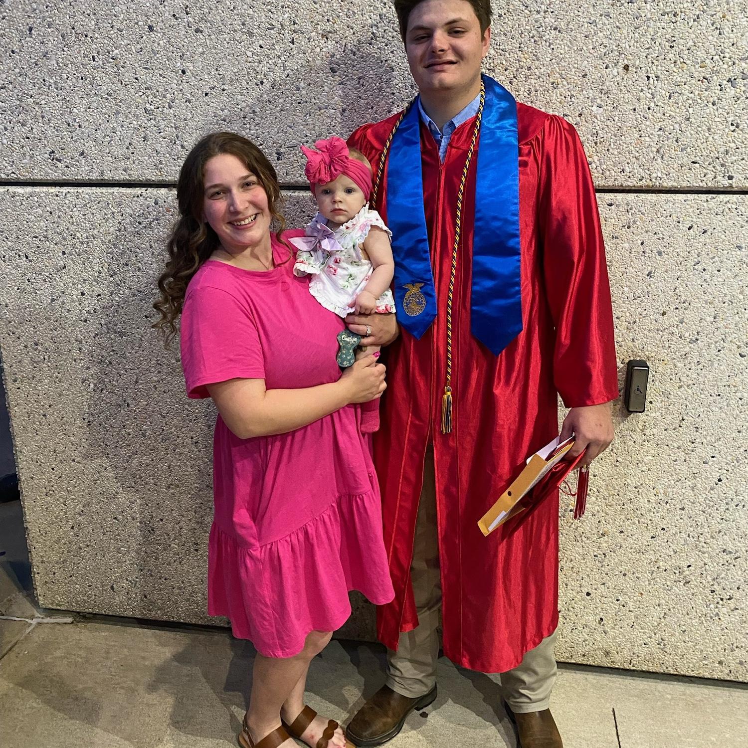 Lucas's high school graduation