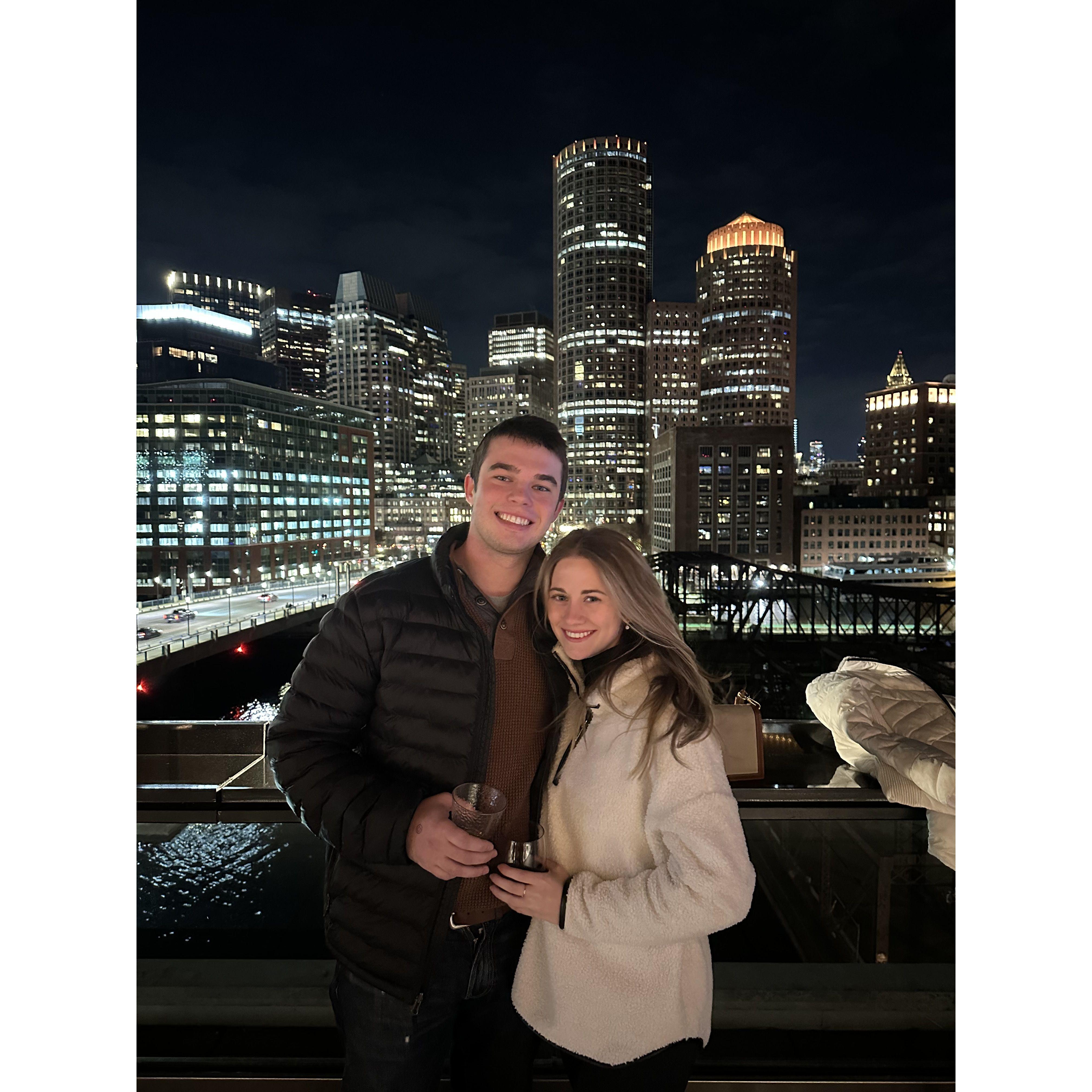 Rooftop bar in downtown Boston!