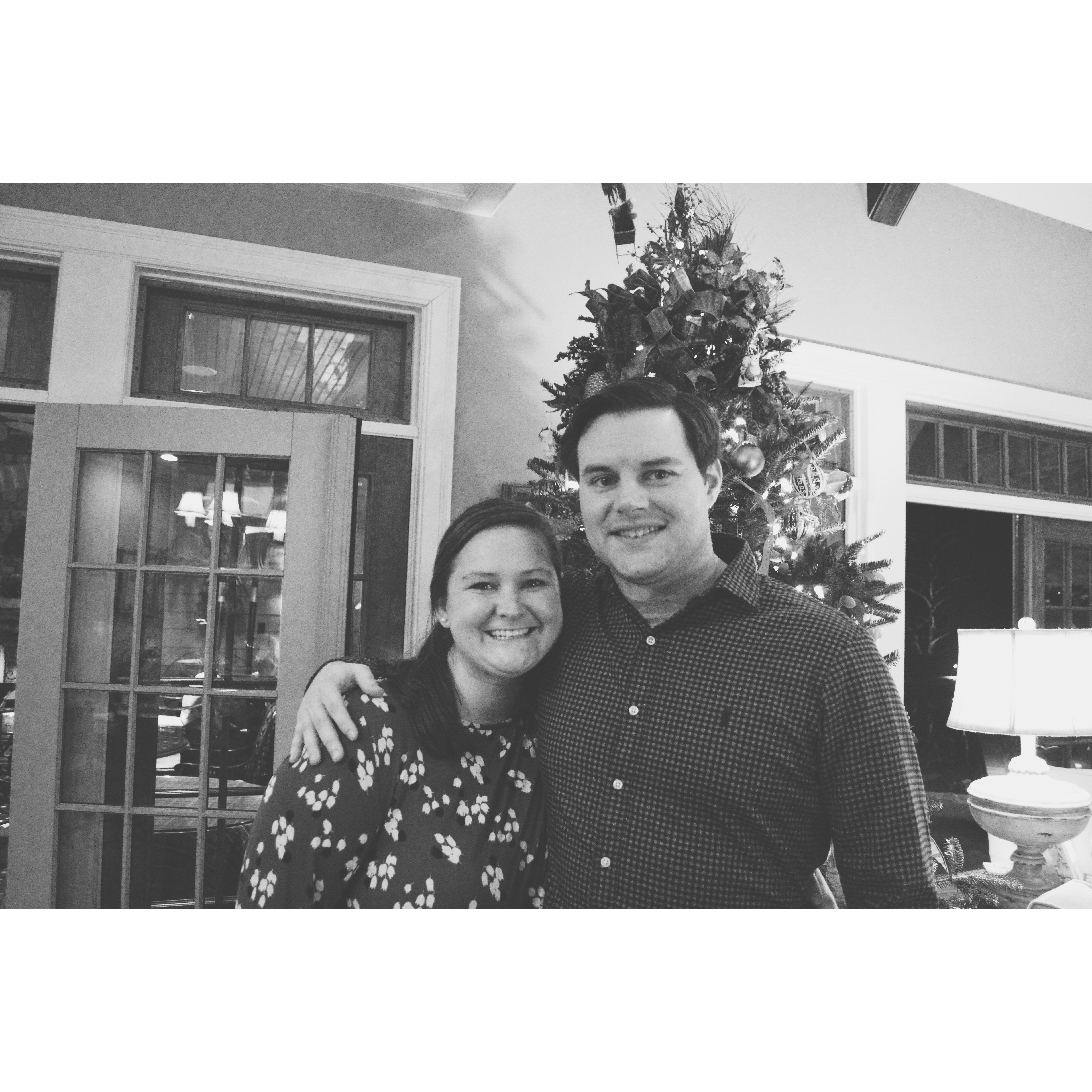 Our first Christmas together! December 2016