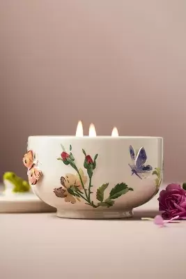 Gardenia Fruity Clementine & Jasmine Ceramic Candle