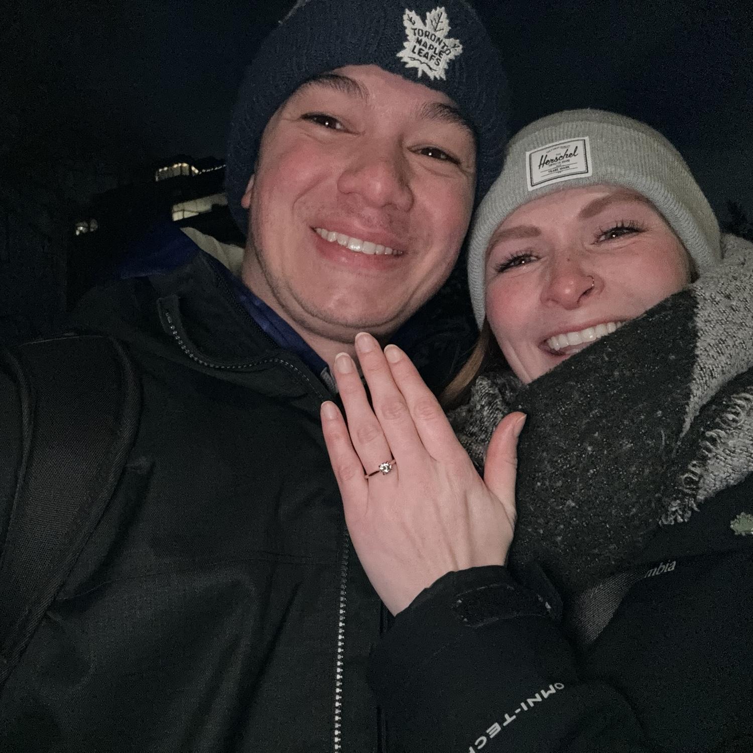 Our engagement! 02.19.24
📍Rideau Canal Skateway at Patterson Creek