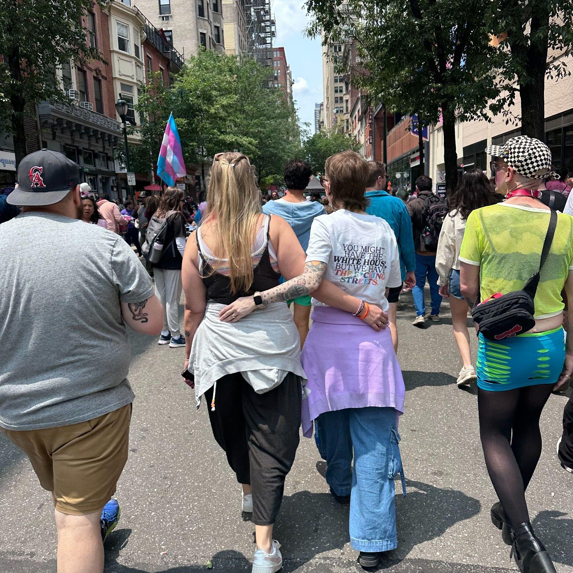 We spent the day with Jay's closest friends and celebrated our queerness loudly, proudly, and with the people Jay loves most.