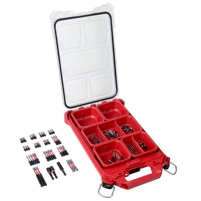 Shockwave Impact-Duty Alloy Steel Driver Bit Set with PACKOUT Case (100-Piece)