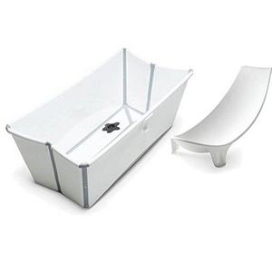 Stokke Flexi Bath in White with Newborn Support