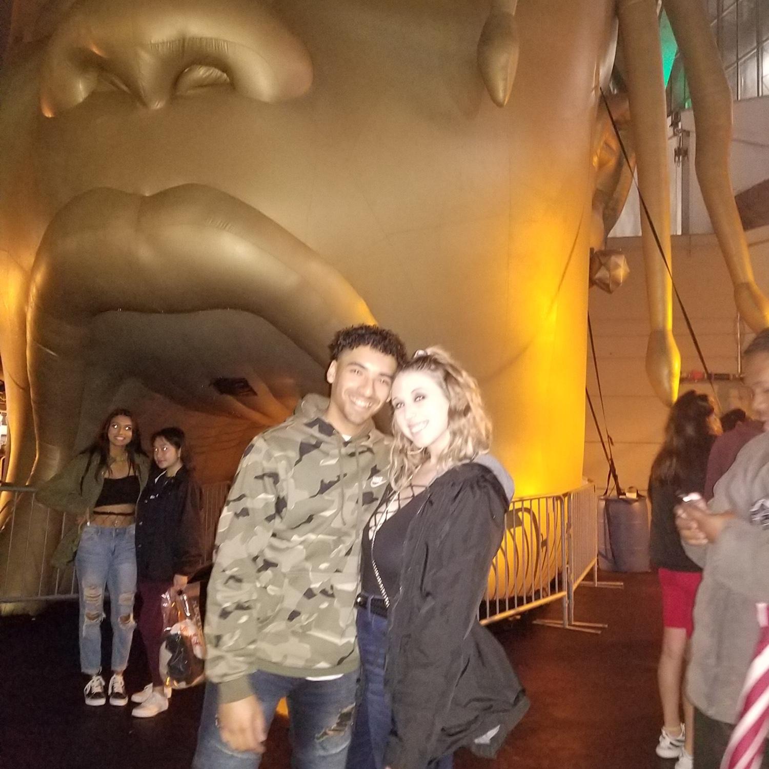 Our first concert together! Travis Scott, December 2018.