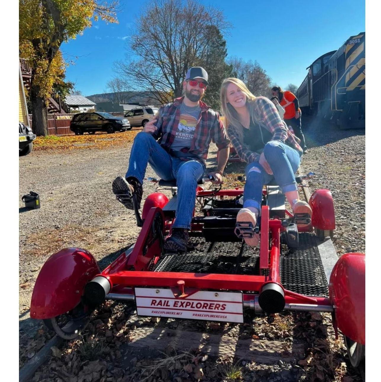 Our first overnight trip together in Cooperstown, NY, for Krsna's birthday.