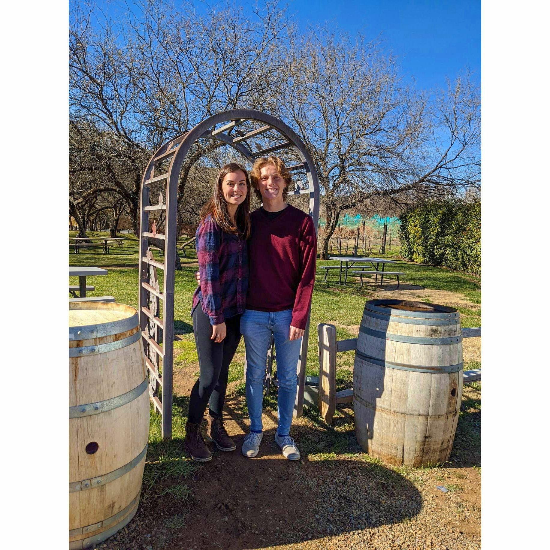 Wine tasting trip