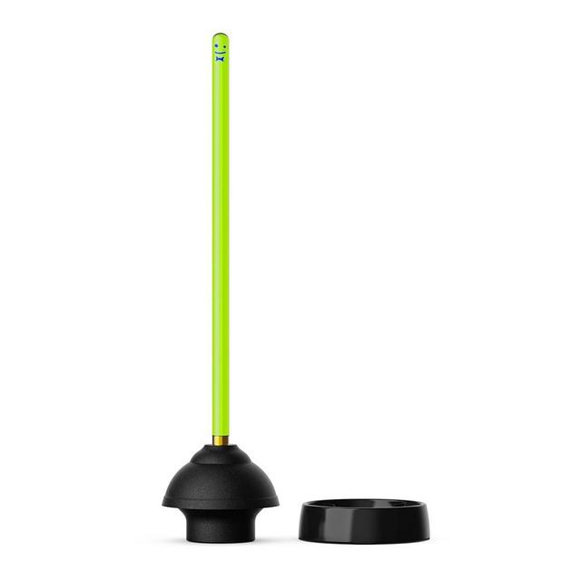 Staff The Plunger Premium Acrylic Toilet Plunger - Add Joy to Your Bathroom with a Colorful Toilet Plunger Complete with Sleek Drip Tray - Available in Purple, Green, Blue, and Orange