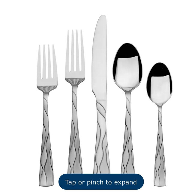 20-Piece Mercer Silver Flatware Set