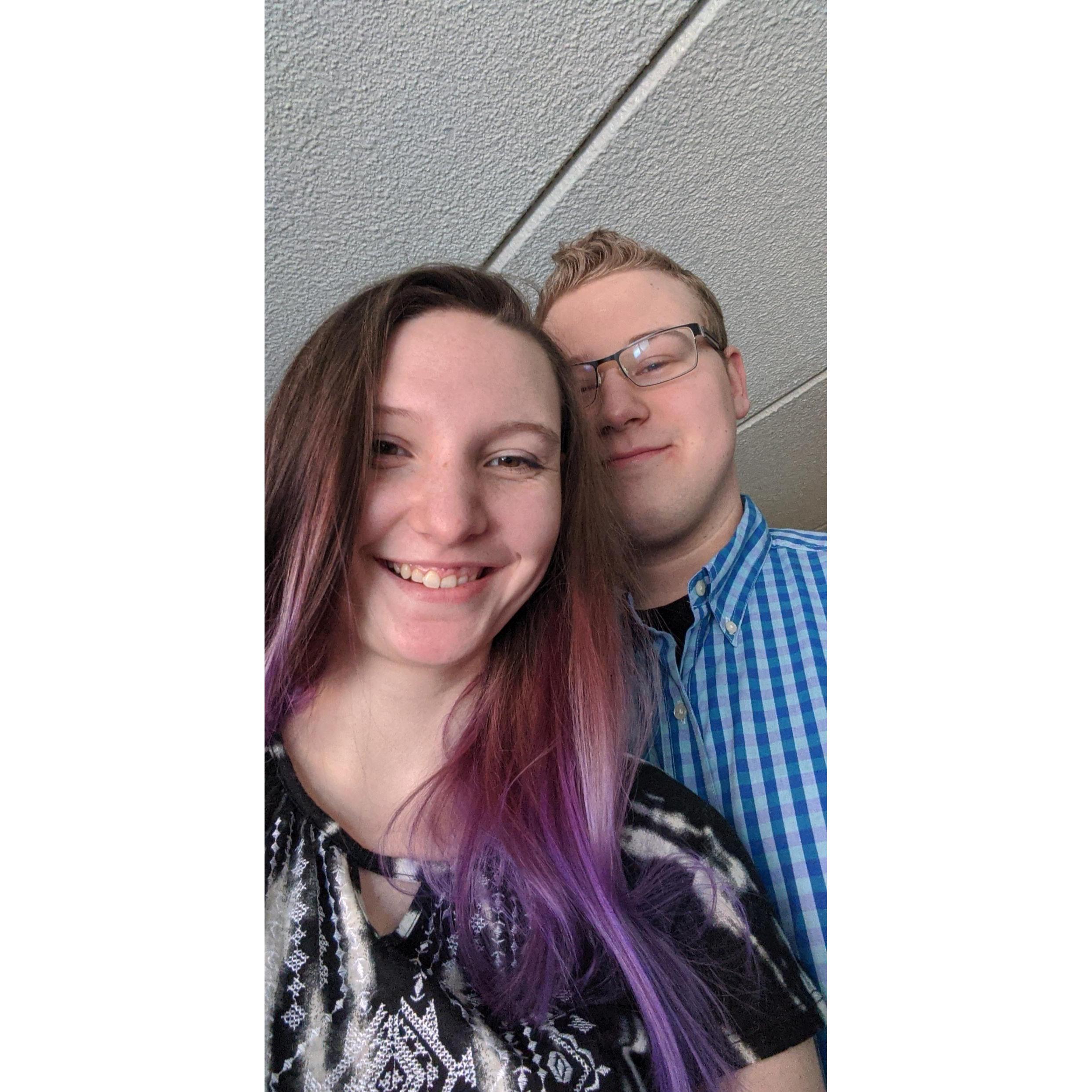 One of our very first holidays.