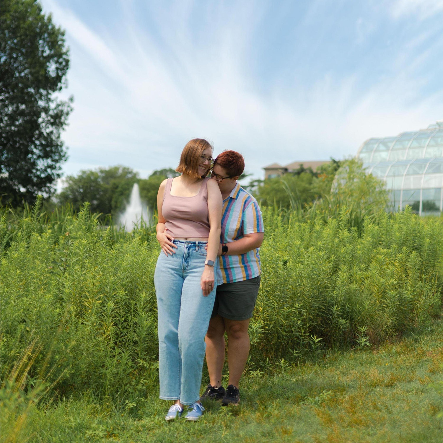 Instead of Christmas Cards, we send out Pride Cards in June featuring photos taken by our friends Bridget and Josh; this year, we're excited to share the photos they take as our wedding photographers!