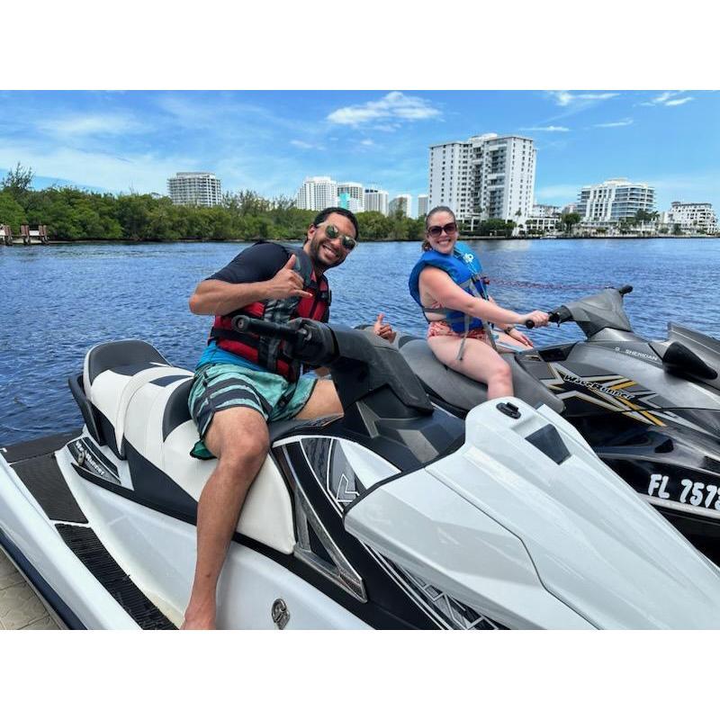 July 5, 2024: We had a fun day jet skiing in Ft. Lauderdale! Tony is always keeping our lives spontaneous and fun