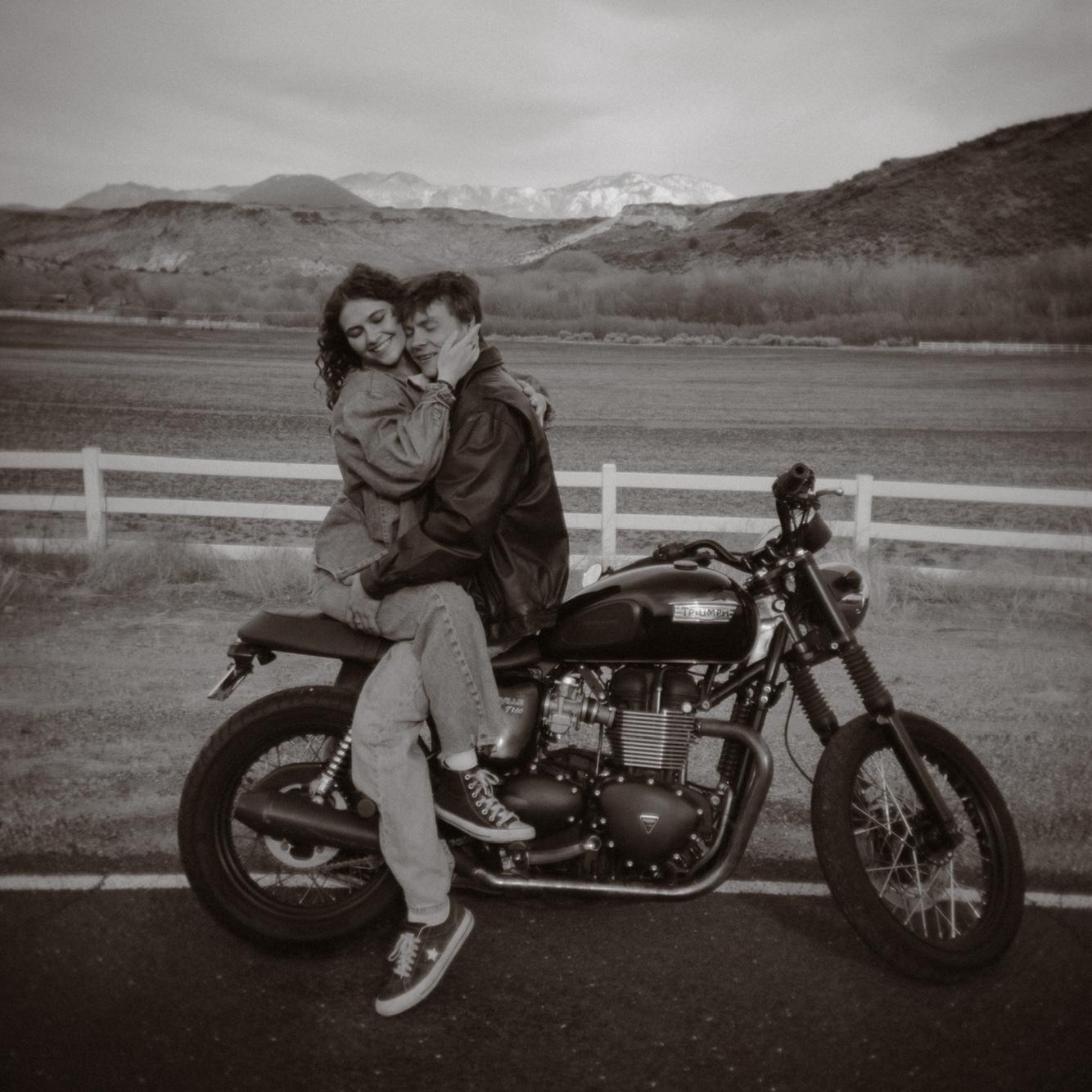 Chad got a motorcycle! It gives our relationship a sense of fun and it makes us happy! (Jennesee is extra happy when we wear helmets)