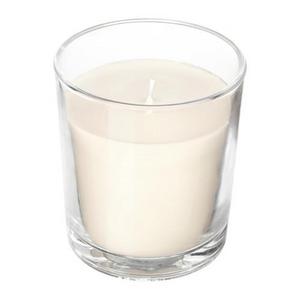 SINNLIG				Scented candle in glass, Sweet vanilla, natural