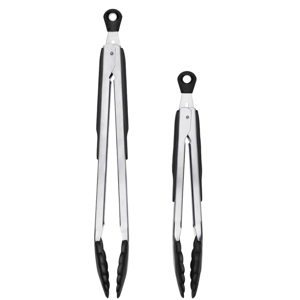 OXO Good Grips 2-Piece Tongs with Nylon Heads Set