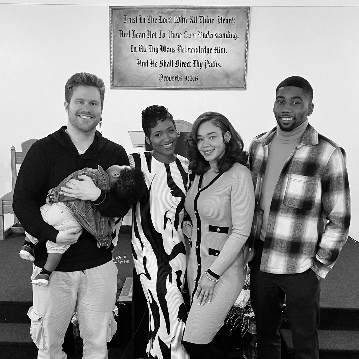 Visiting Adrienne’s home church! Ft. Kaela and Malik!