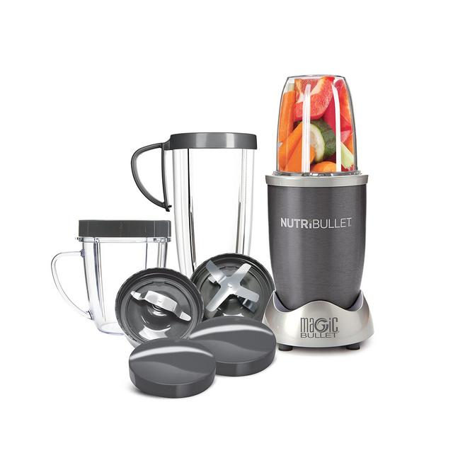 NutriBullet 12-Piece High-Speed Blender/Mixer System, Gray