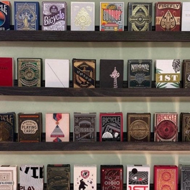 24" Playing Card Display Shelves, Display Ledge, Picture Ledge