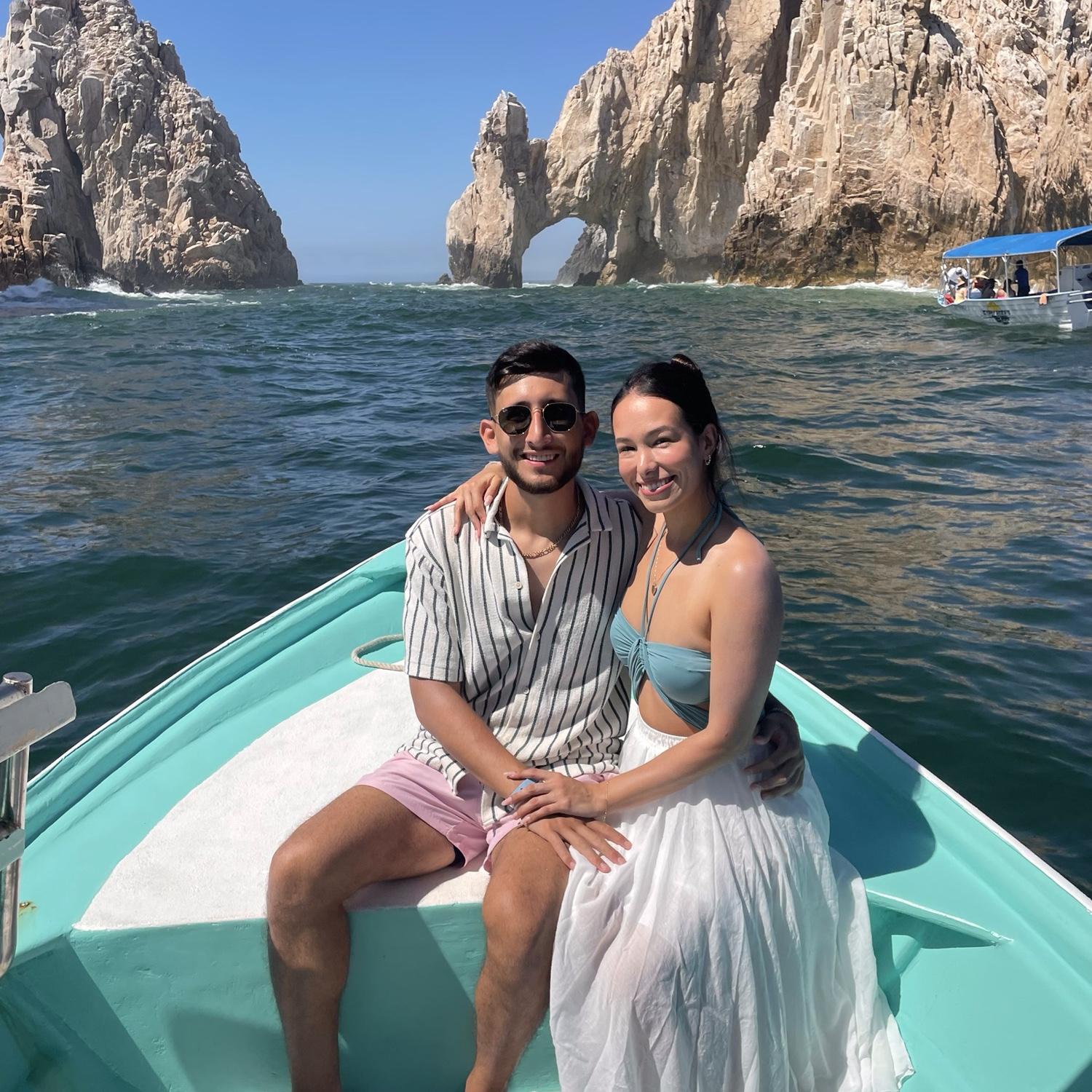 On our first solo big kid international trip in Cabo San Lucas!