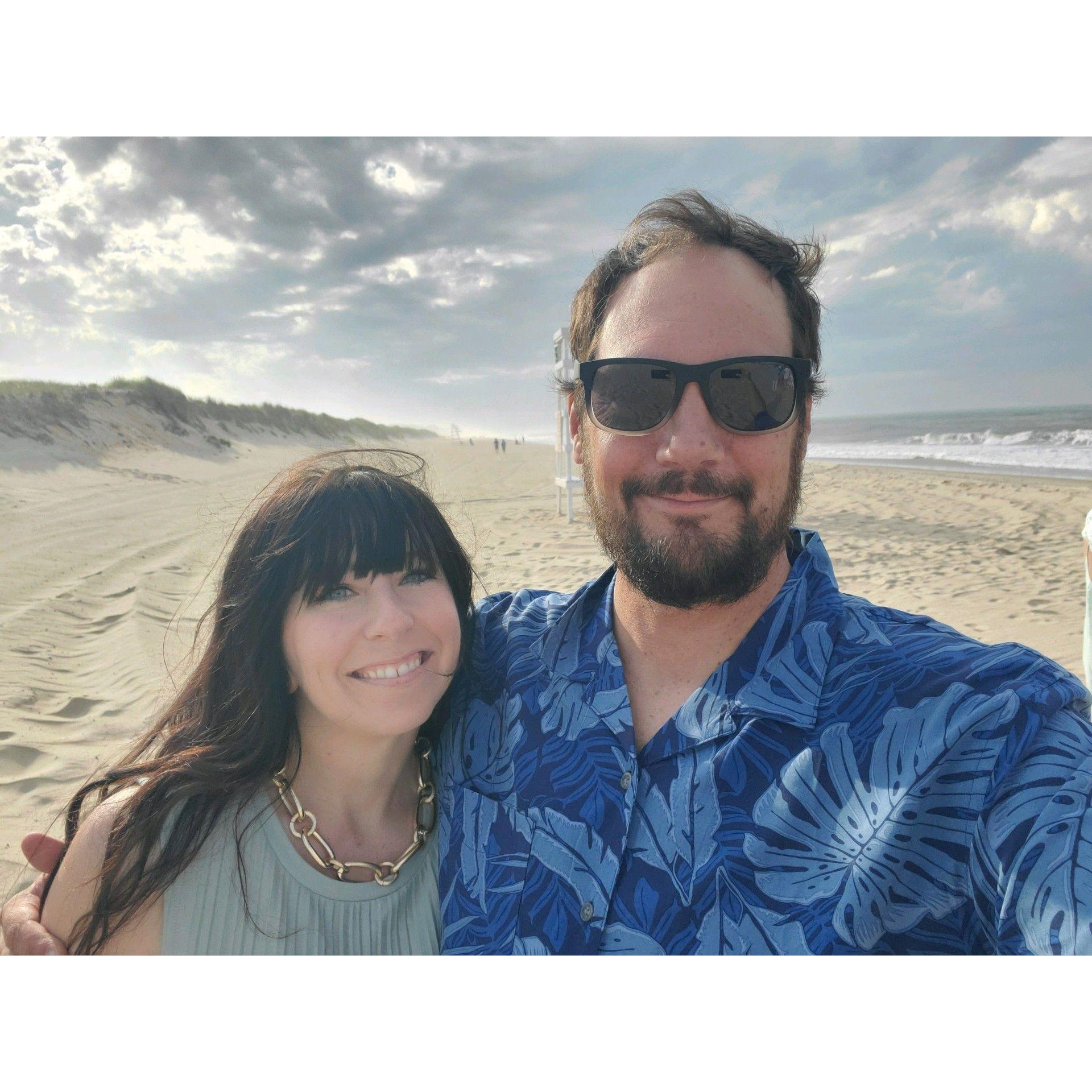 Kerri's dad's wedding in Montauk.