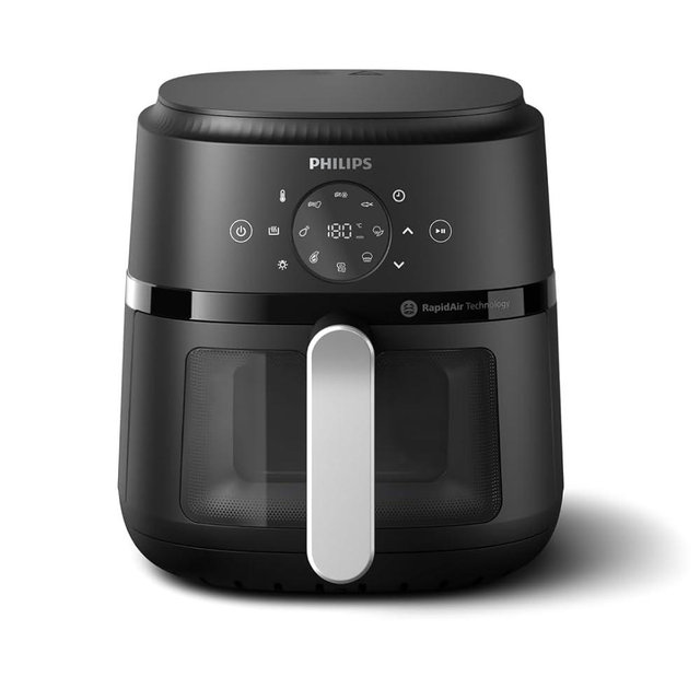 Philips 2000 Series Airfryer - RapidAir Technology, 13-in-1 Ways to Cook, 4.4QT Capacity, Healthier Meals Up to 90% Less Fat, Easy to Clean, Dishwasher Safe, Touchscreen Control, HomeID App (NA221/00)