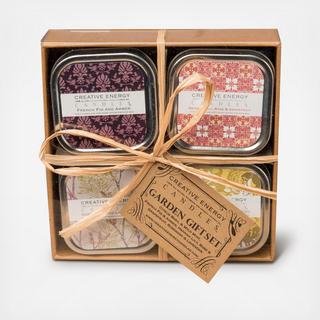 Garden Soy Lotion Candle Gift Set
