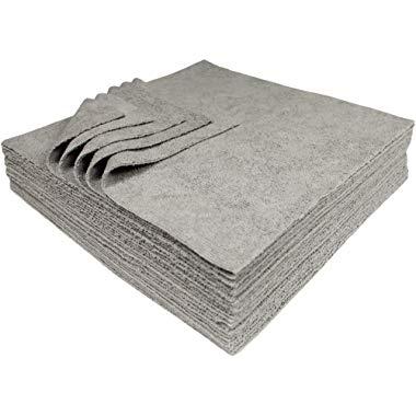 Udderly Clean Antimicrobial Silver Microfiber Towels Ultra Cut 12 X 12 in. 25Pk