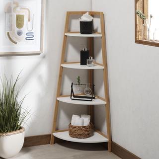Rainier 4-Tier Corner Shelf