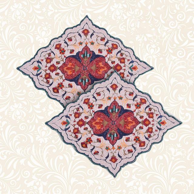 Harva Beaded 15" Placemat (Set of 2)