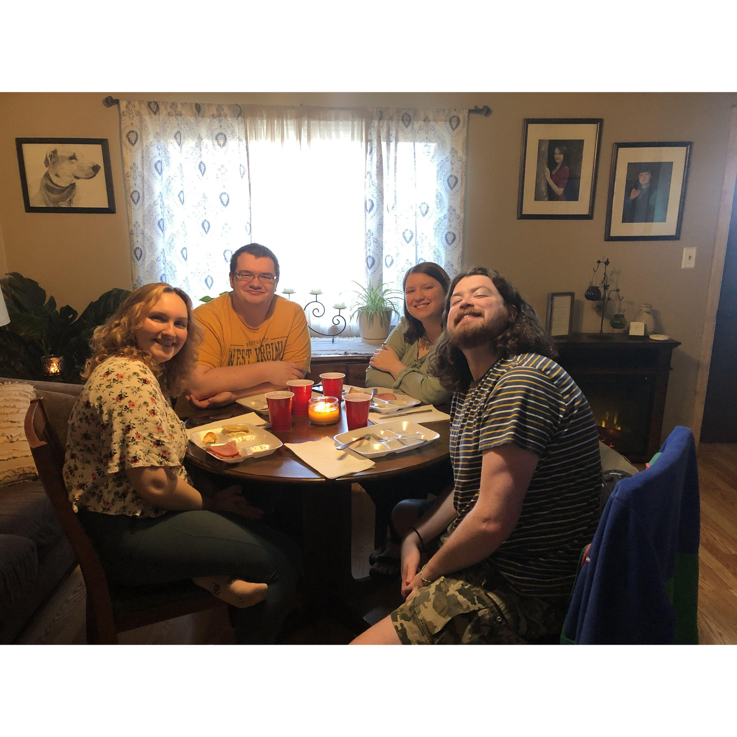 4.17.22 - Easter with the Webster family at the big kids table